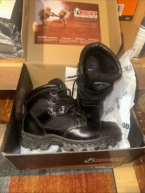 Rocky Black Tactical Duty Boots